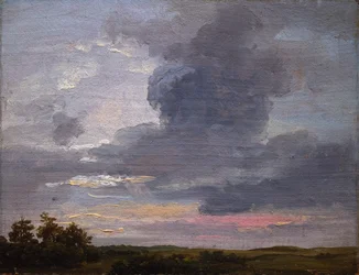 Cloud Study over Flat Landscape